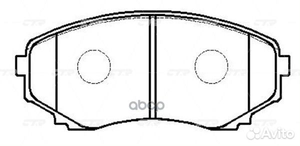 Колодки тормозные дисковые mazda CX-7/CX-9 07
