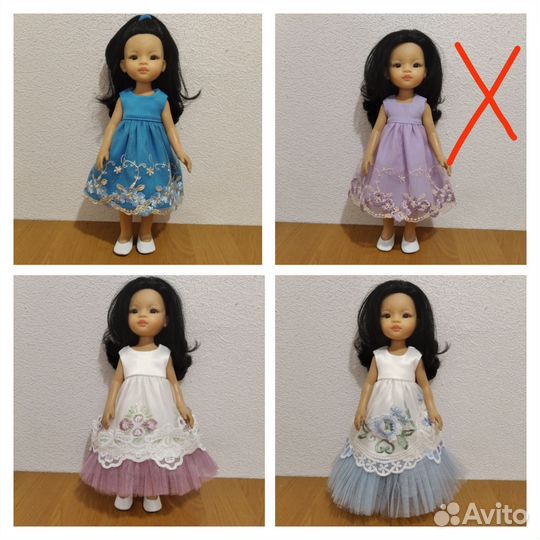 Одежда платье для куклы Паола Рейна