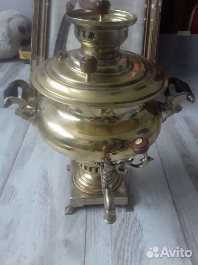 Самовар на дровах старинный