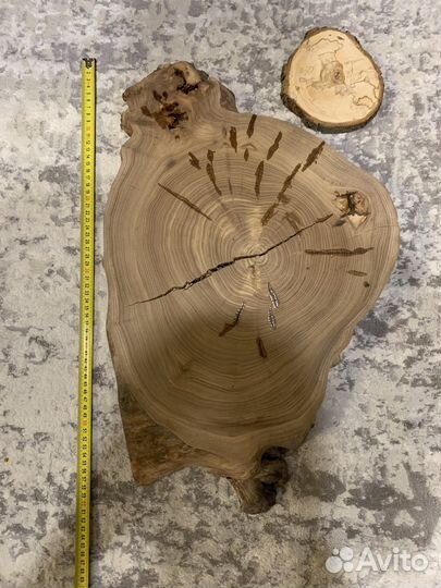 Спил древесный Карагач 60х40х5