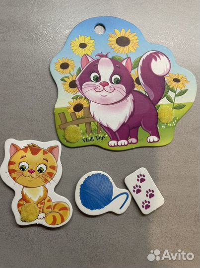 Настольная игра с липучками мама И малыш