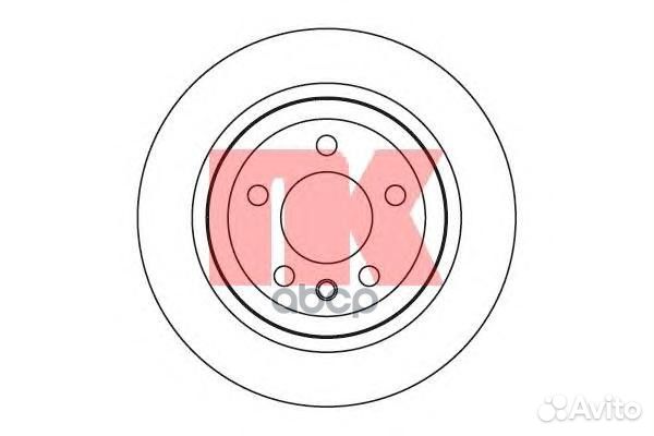 Диск тормозной VW touareg 02-10/transporter V 0