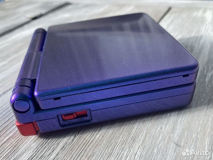 Game Boy Advance SP «Blue Pearl» AGS-101 IPS