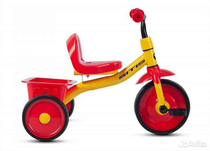 Велосипед трехколесный sitis STS116 (2023) Red-Yel