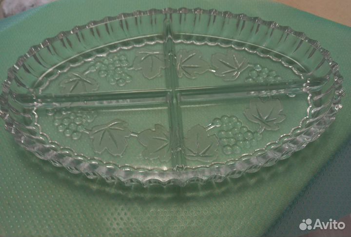 Хрустальная менажница