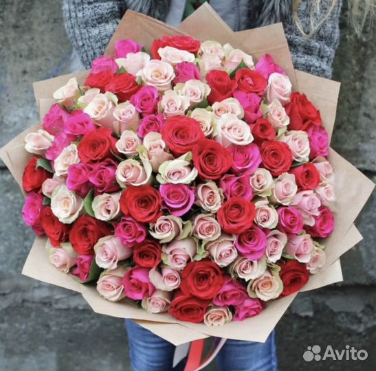 Микс розы букет (любое количество )