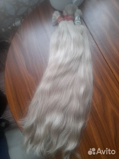 Волосы В наличии для наращивания блонд 60 см