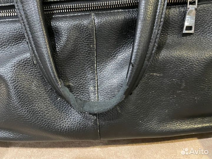 Сумка кожаная для ноутбука