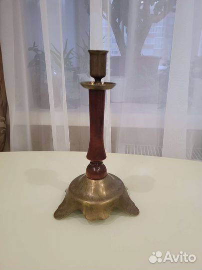 Подсвечник латунь СССР
