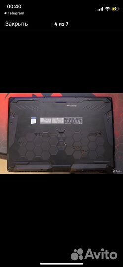 Игровой ноутбук asus tuf gaming fx506