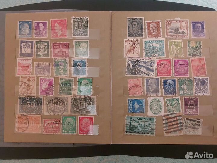 Почтовые марки мира.Конец 19го,середина 20го века