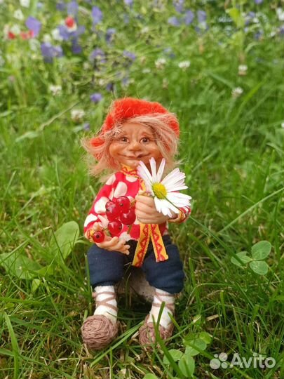 Кукла ручной работы из полимерной глины