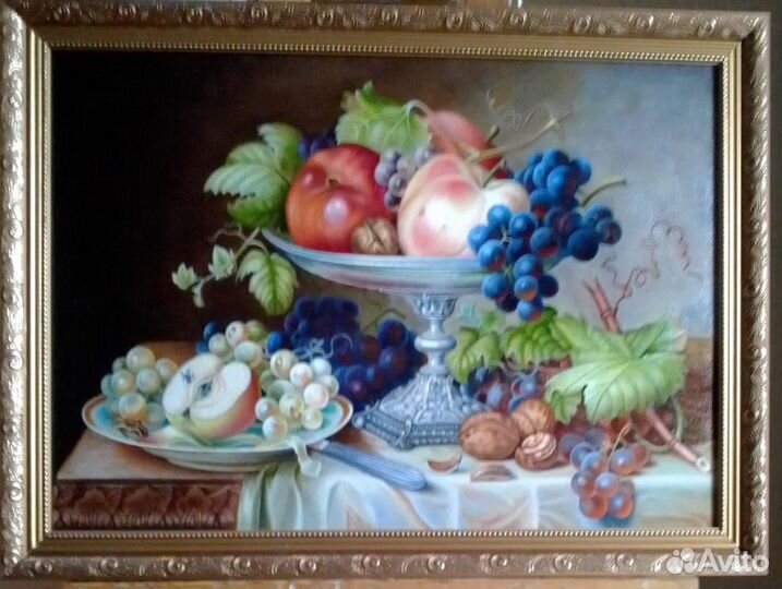 Картина натюрморт маслом 40х56см