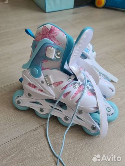 Роликовые коньки детские раздвижные 32-35