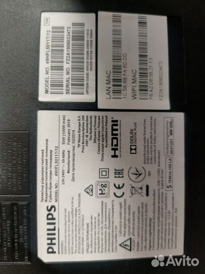 Телевизор Philips 49 дюймов
