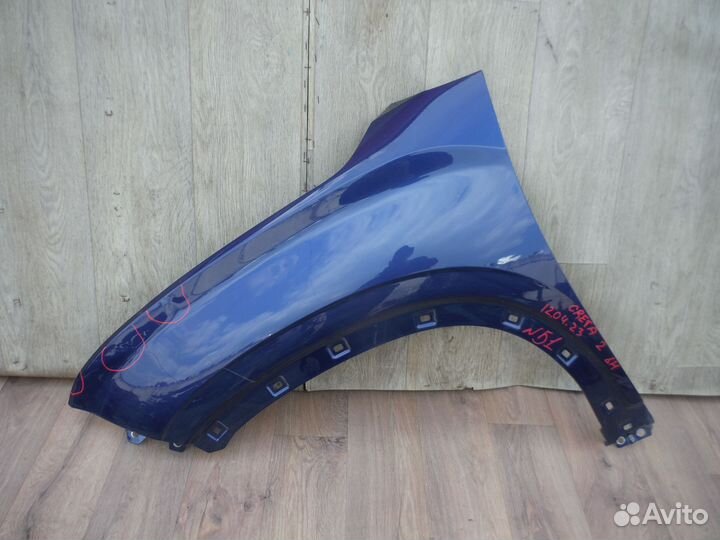 Крыло переднее левое №51 Hyundai Creta 2 2022