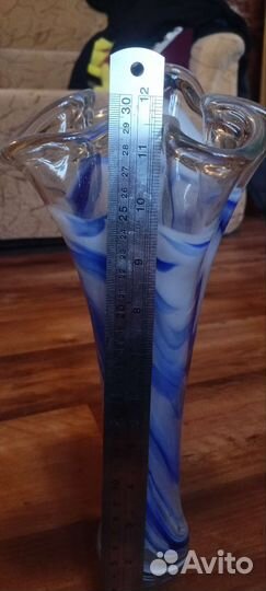 Ваза для цветов стекло СССР