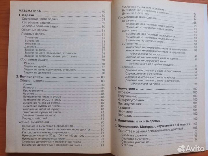 Справочник для начальных классов Т.В. Шклярова