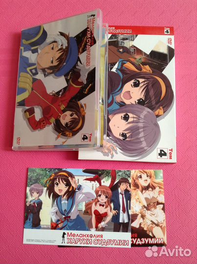 Аниме Меланхолия Харухи Судзумии 4 DVD