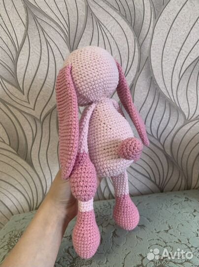 Мягкая игрушка заяц ручная работа