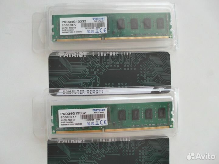 Patriot Memory DDR3 8 Gb PSD34G13332 1333MHz