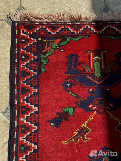 Старинный ковер ручной работы