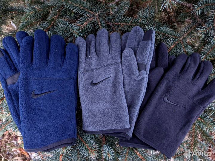 Перчатки Nike плюшевые теплые