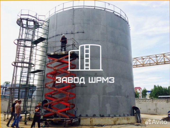 Резервуар вертикальный 500, 700, 1000, 2000 кубов
