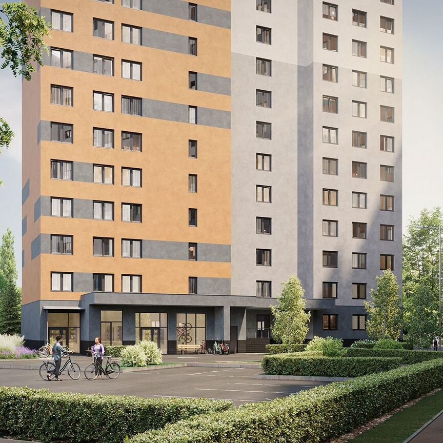 1-к. квартира, 32,5 м², 12/25 эт.