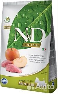 N&D Dog Boar & Apple Adult Mini, Farmina, 800 g