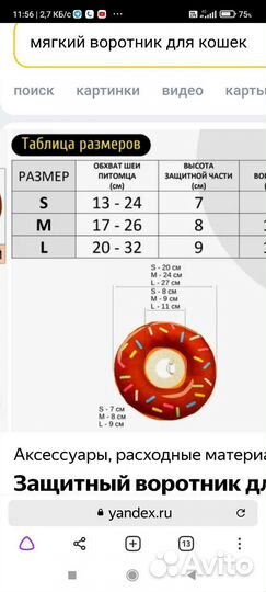 Послеоперационный воротник для кошек и собак