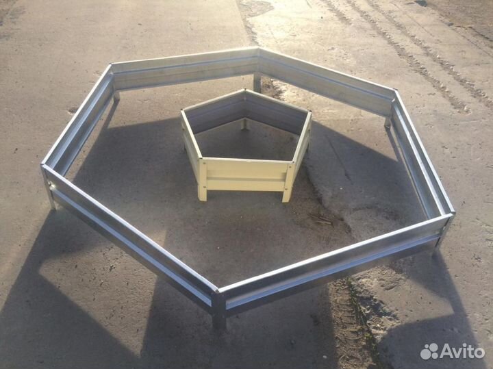 Грядка оцинкованная 1м х 4м х 22см