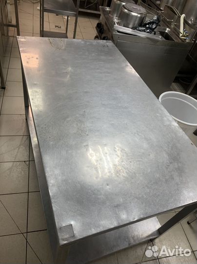 Стол из нержавеющей стали 150х80х85 см