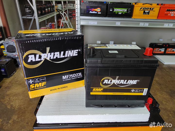 Аккумулятор Alphaline 65 Ач обр 580 А