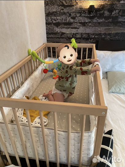 Бортик на кроватку Икеа