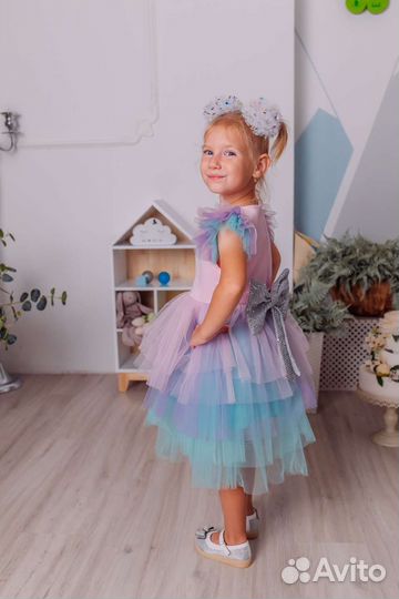 Платье единорожки 110-116
