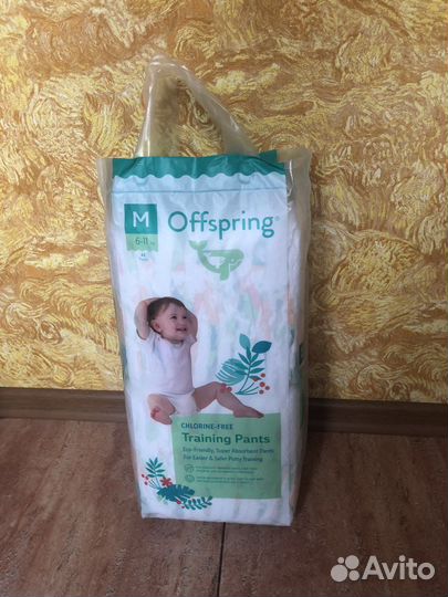 Подгузники трусики offspring m для детей 6-11 кг