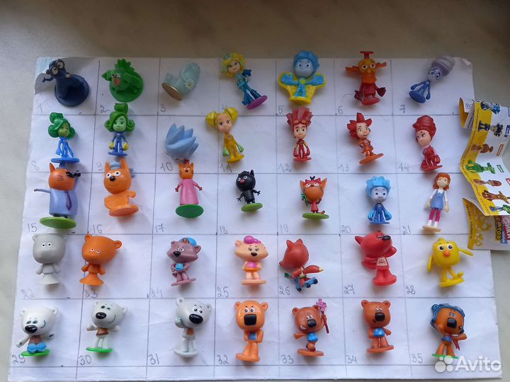 Киндер-сюрприз, разные серии