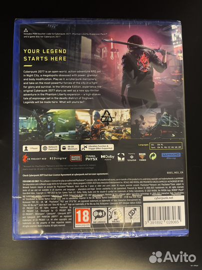 Cyberpunk 2077: Ultimate edition PS5 Русская верси