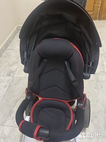 Детский велосипед коляска с ручкой