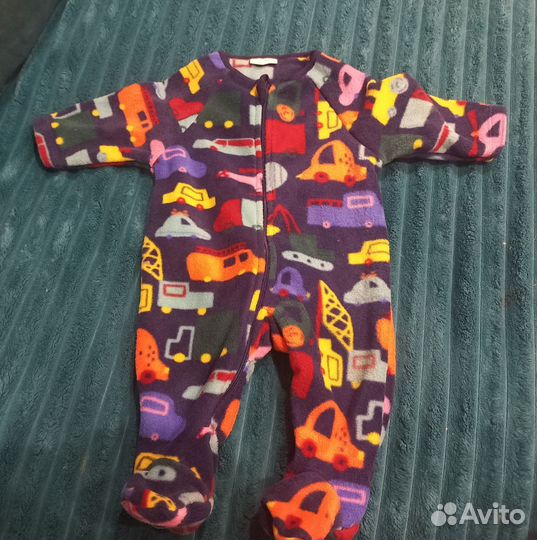 Новый флисовый комбинезон next 62-80