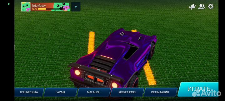 Автомобиль Dominus из игры Rocket League Sideswipe