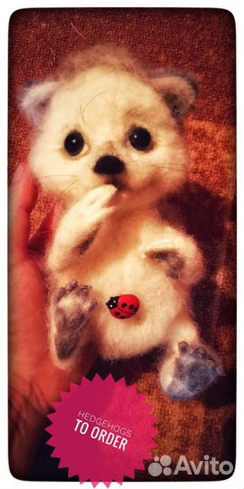 Ёжик валяние felted hedgehog