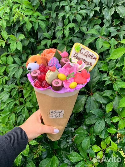 Съедобный детский букет