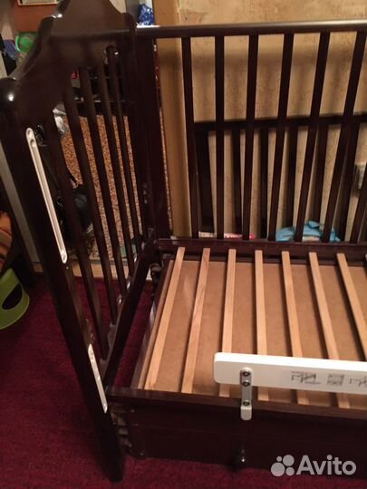 Детская кроватка из дерева с 0 месяцев
