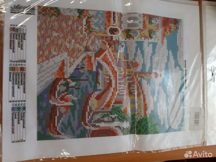 Вышивка бисером лентами