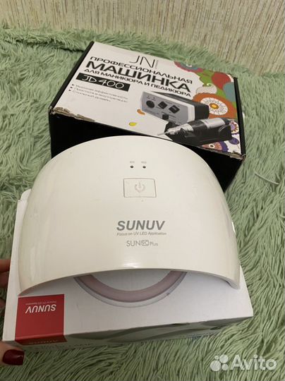 Лампа для ногтей, машика для маникюра