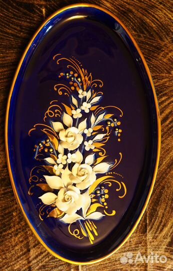 Кобальтовое панно настенное