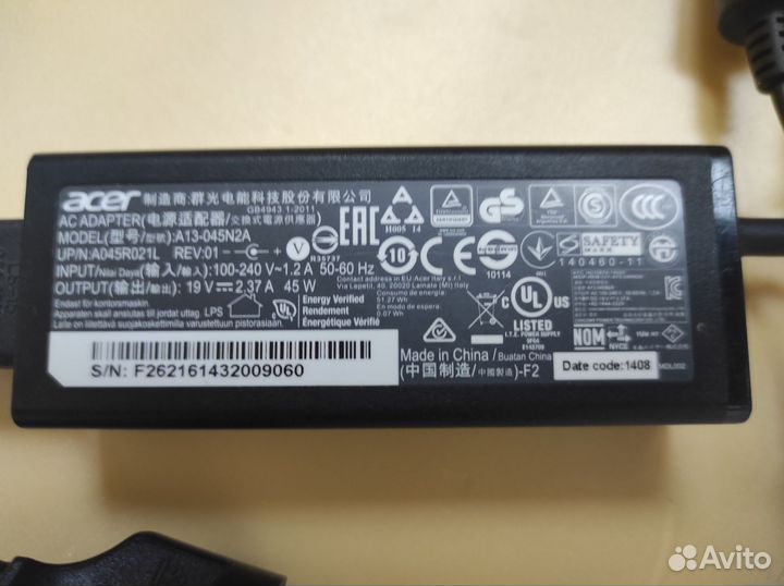 Блок питания для ноутбука Acer Aspire ES1 512 C9NE