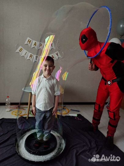 Аниматоры Шоу мыльных пузырей Крио Химическое шоу